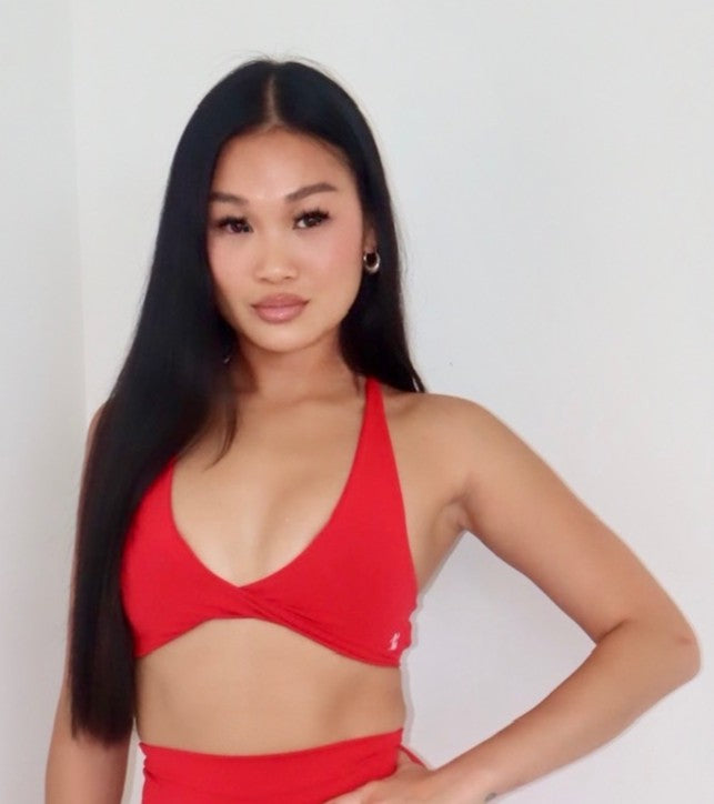 Crimson Red Bra 300s